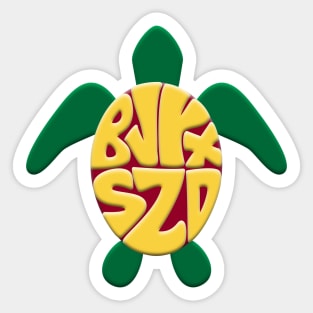 BJYX Turtle Multi-color Sticker